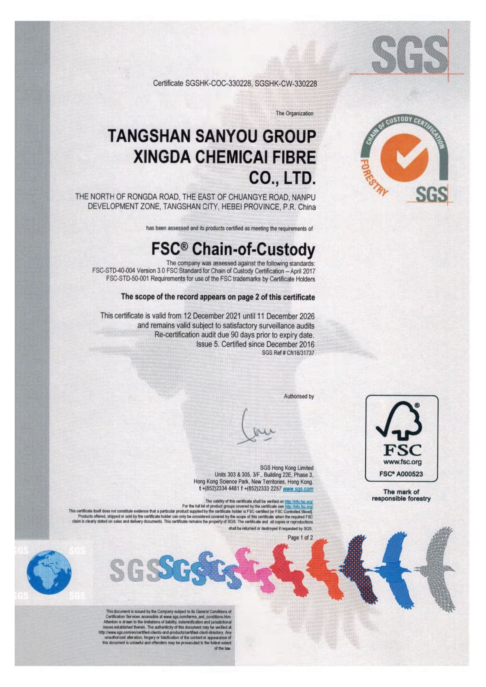 FSC (VISCOSE)