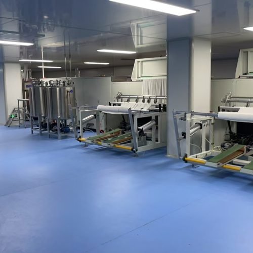Wet wipes production line